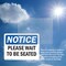 Signmission Please Wait To Be Seated OSHA Notice Sign, Plastic, 10in W x 7in L, 2PK OS-2PACK-NS-P-710-L-17641 - alternate 2